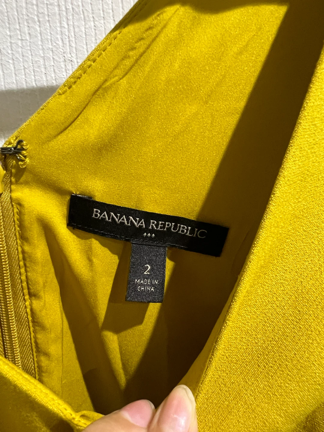 Banana Republic Mustard Yellow Sleeveless Dress - photo 3