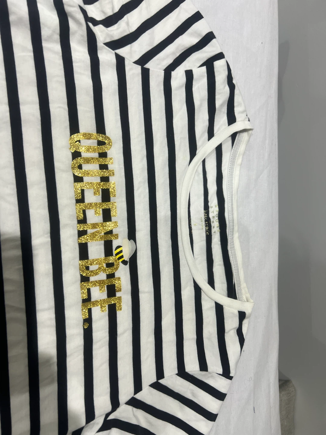Kate Spade Broome Street Queen Bee Striped T-Shirt - photo 3