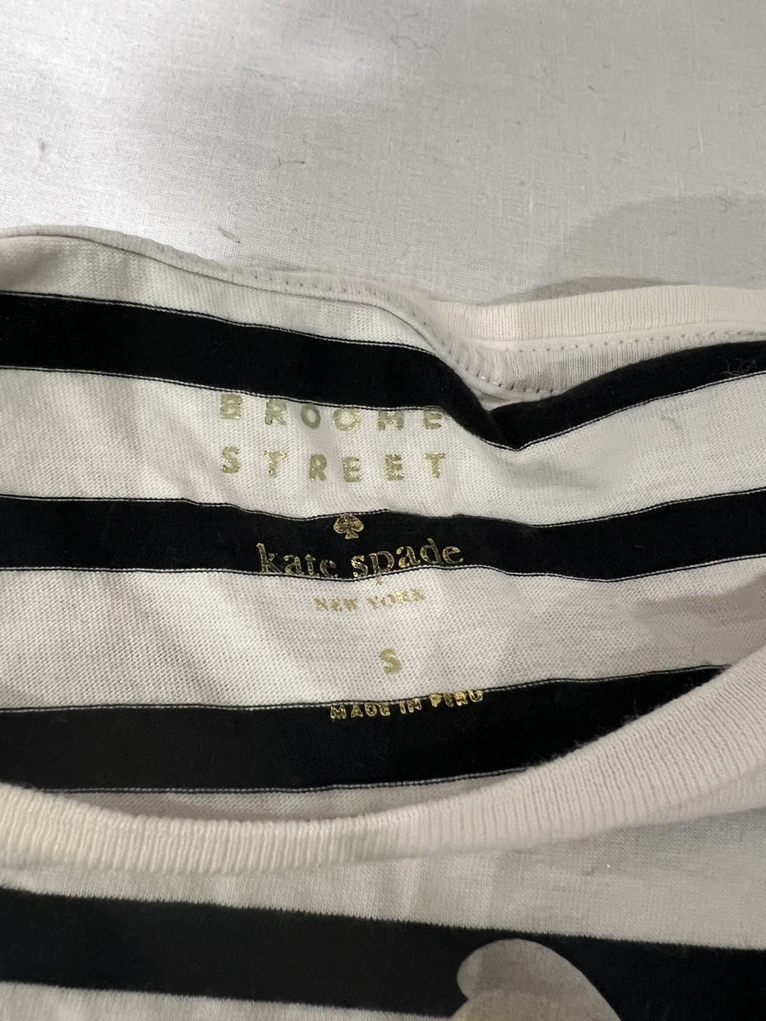 Kate Spade Broome Street Queen Bee Striped T-Shirt - photo 4