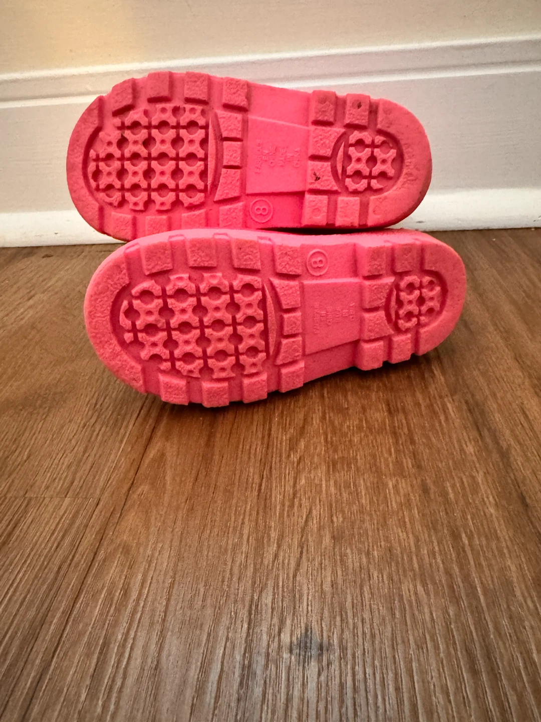 Children's Pink Rain Boots Size 8 - photo 2