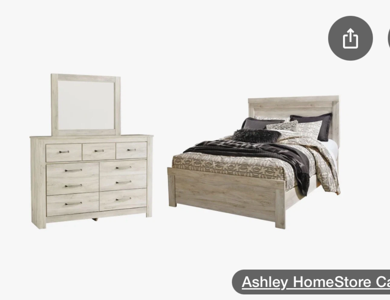 Ashley Furniture Bellaby 3-Piece Bedroom Set+Box Spring $800 - photo 5