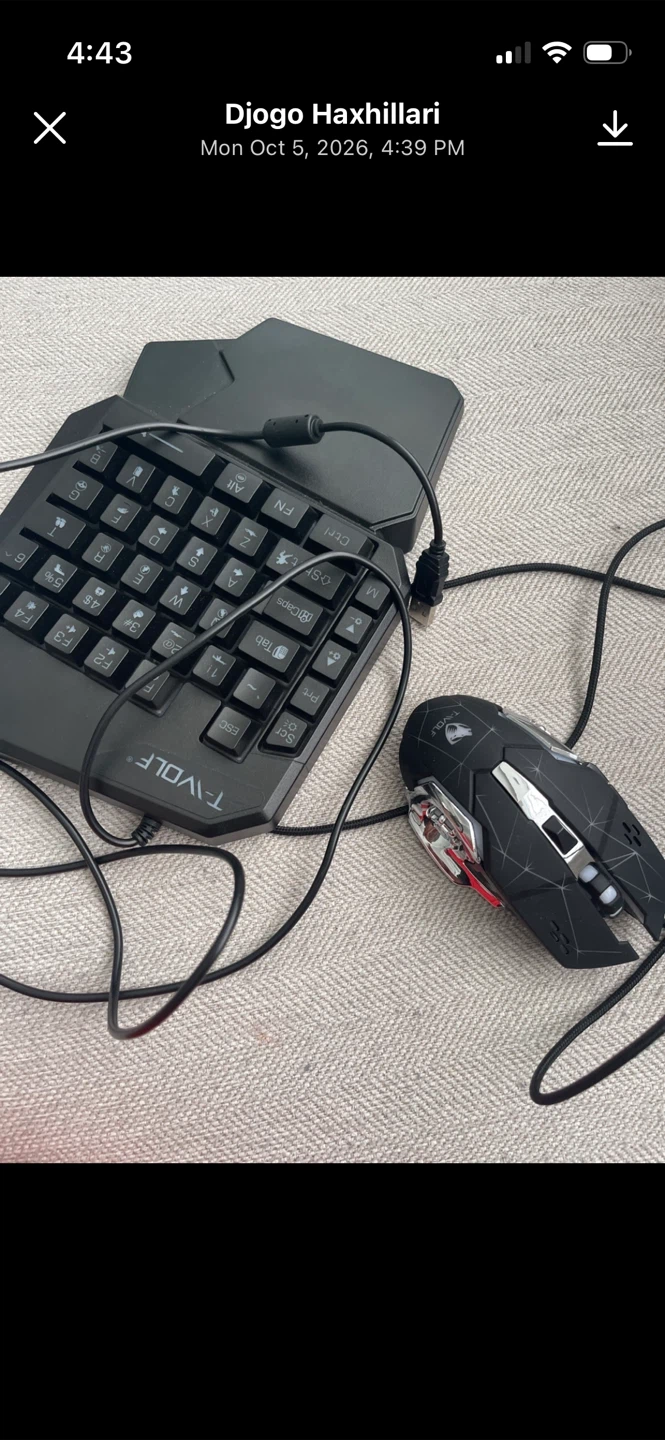 T-WOLF Gaming Keyboard and Mouse Set