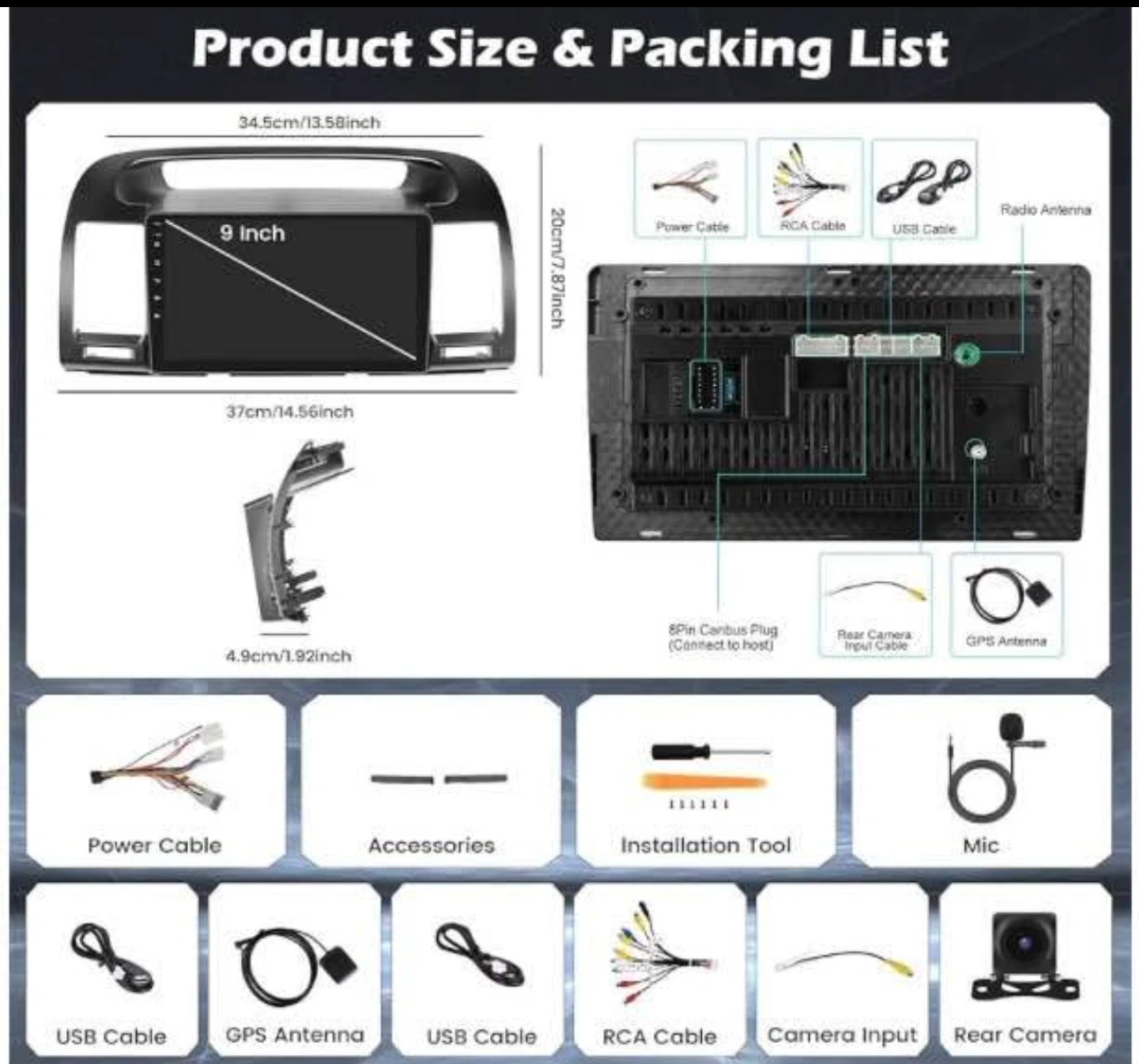 9 Inch Android Car Stereo System - photo 4