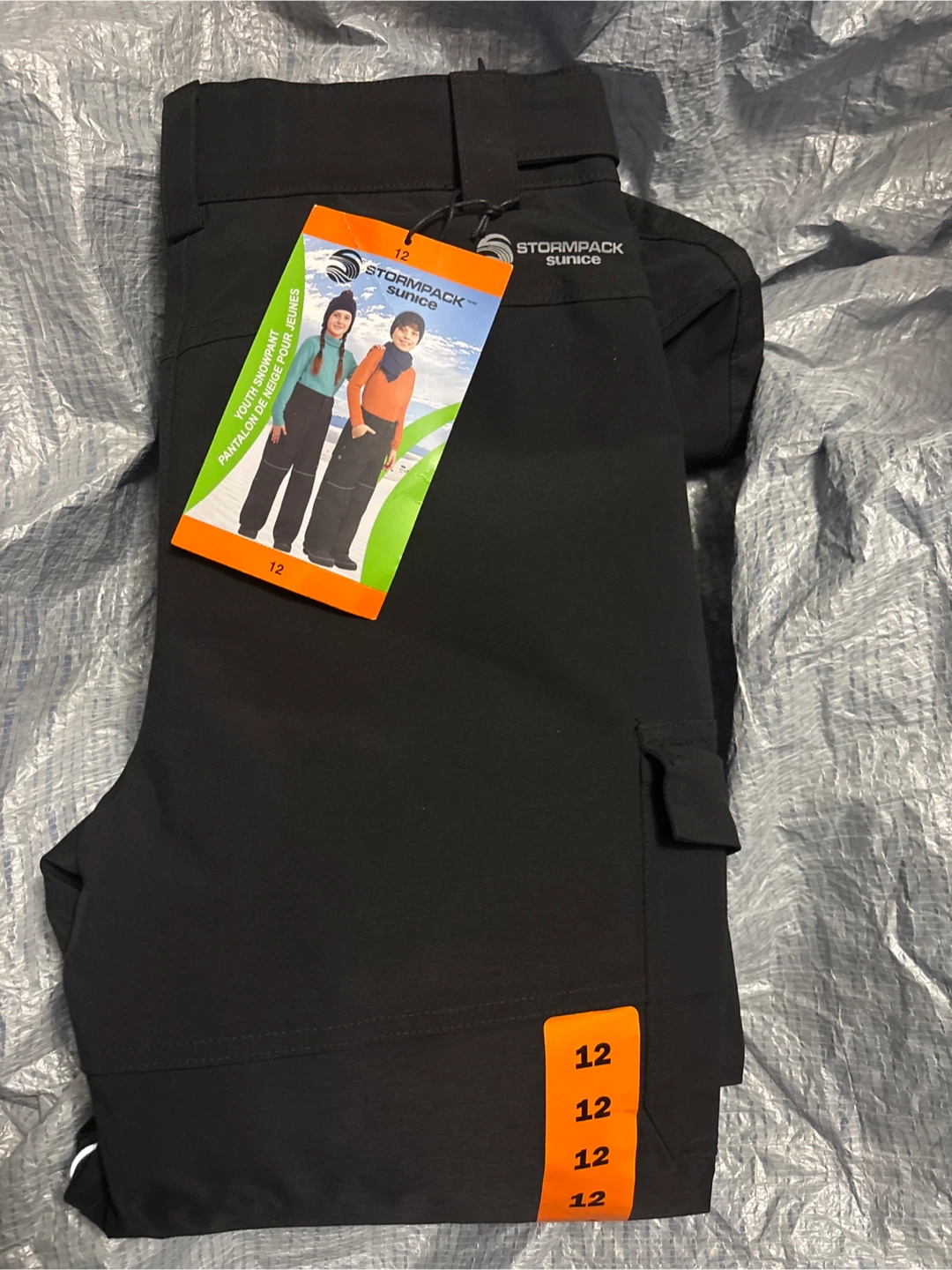 Stormpack Sunice Youth/kids Snowpants, Size 12
