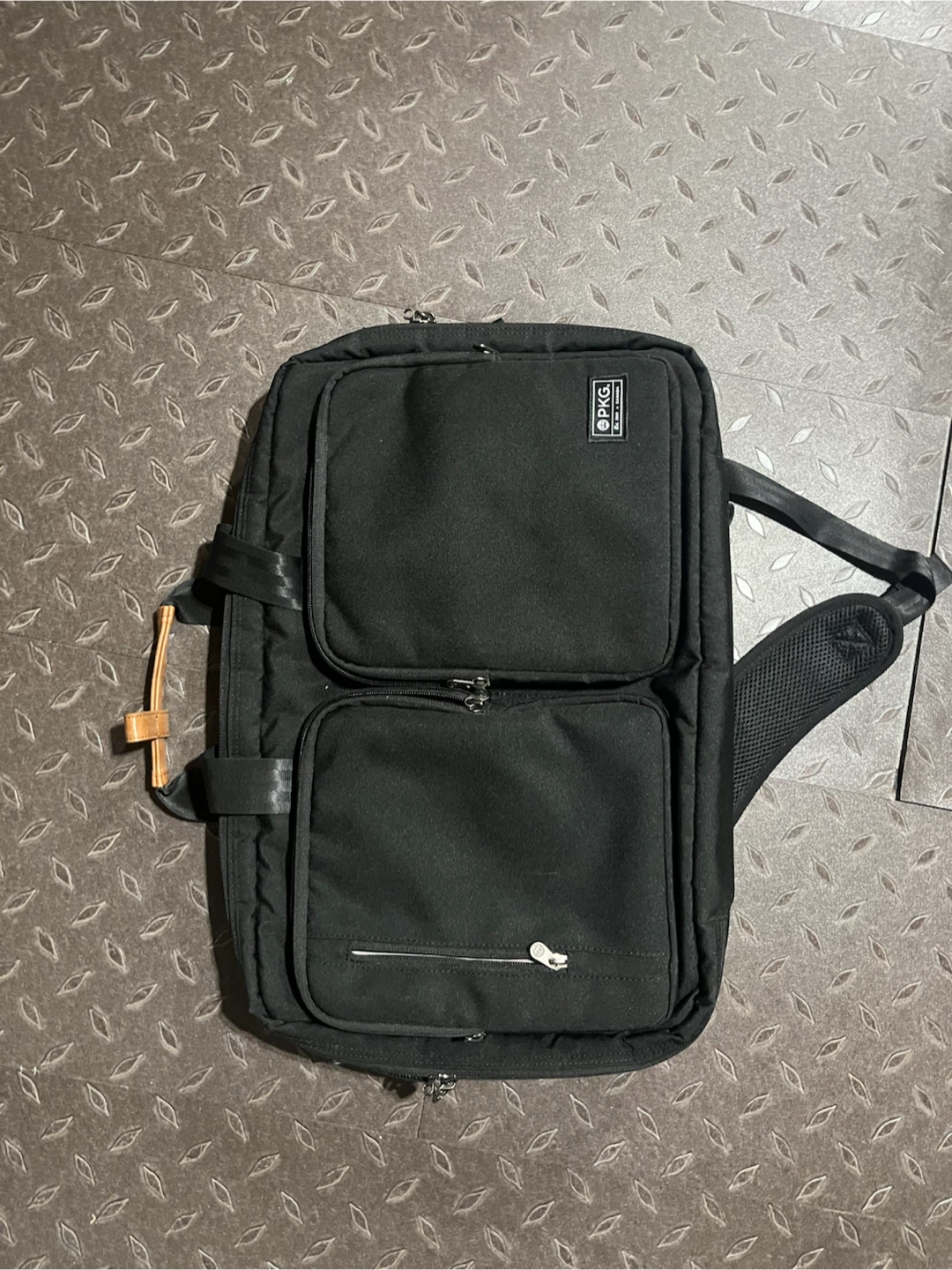 PKG Black Laptop Briefcase/Backpack