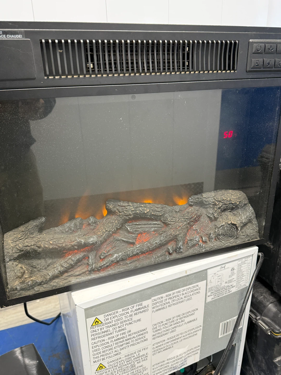 Home Decorators Collection Electric Fireplace Insert - photo 2
