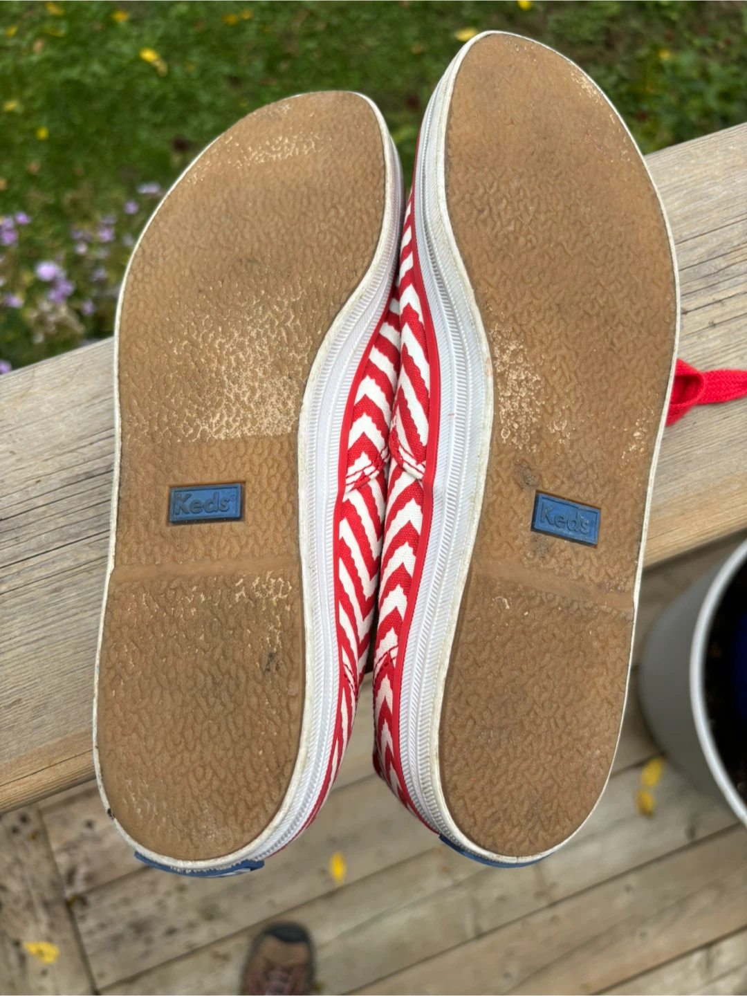 8-Keds Taylor Swift Chevron Sneakers Red/White - photo 5