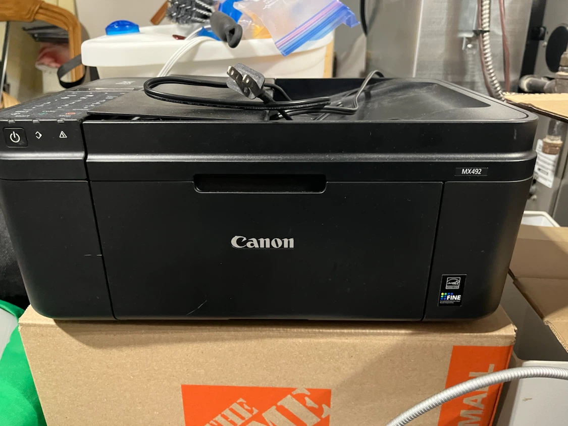 Canon PIXMA MX492 Wireless Inkjet Printer - photo 2