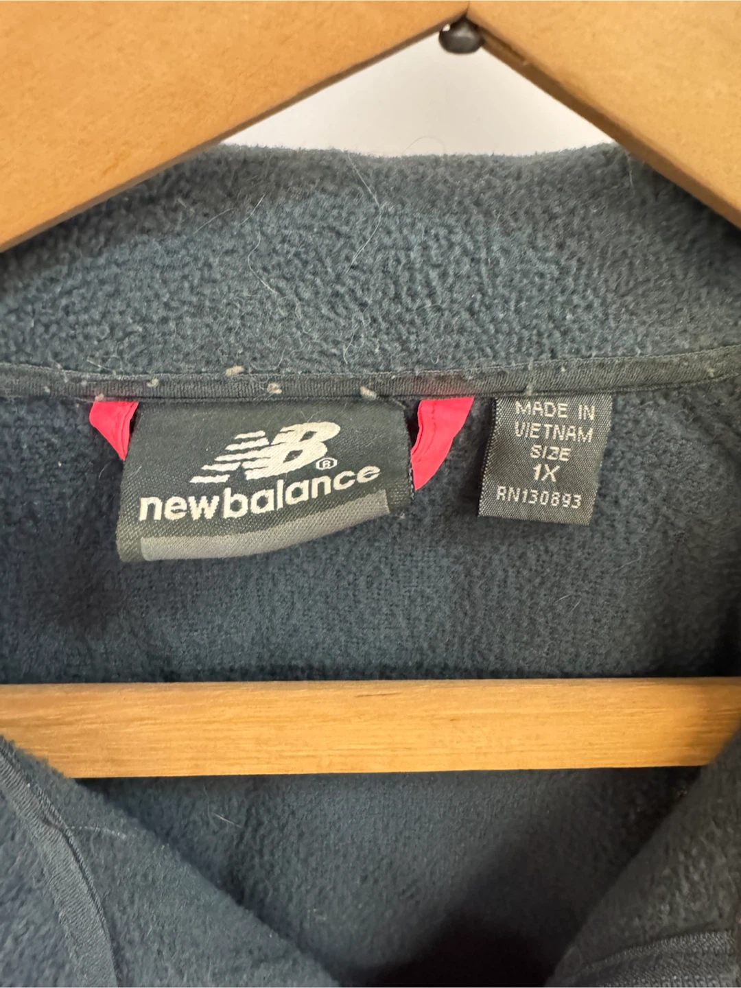 New Balance Fleece Jacket - Pink/Gray - photo 2