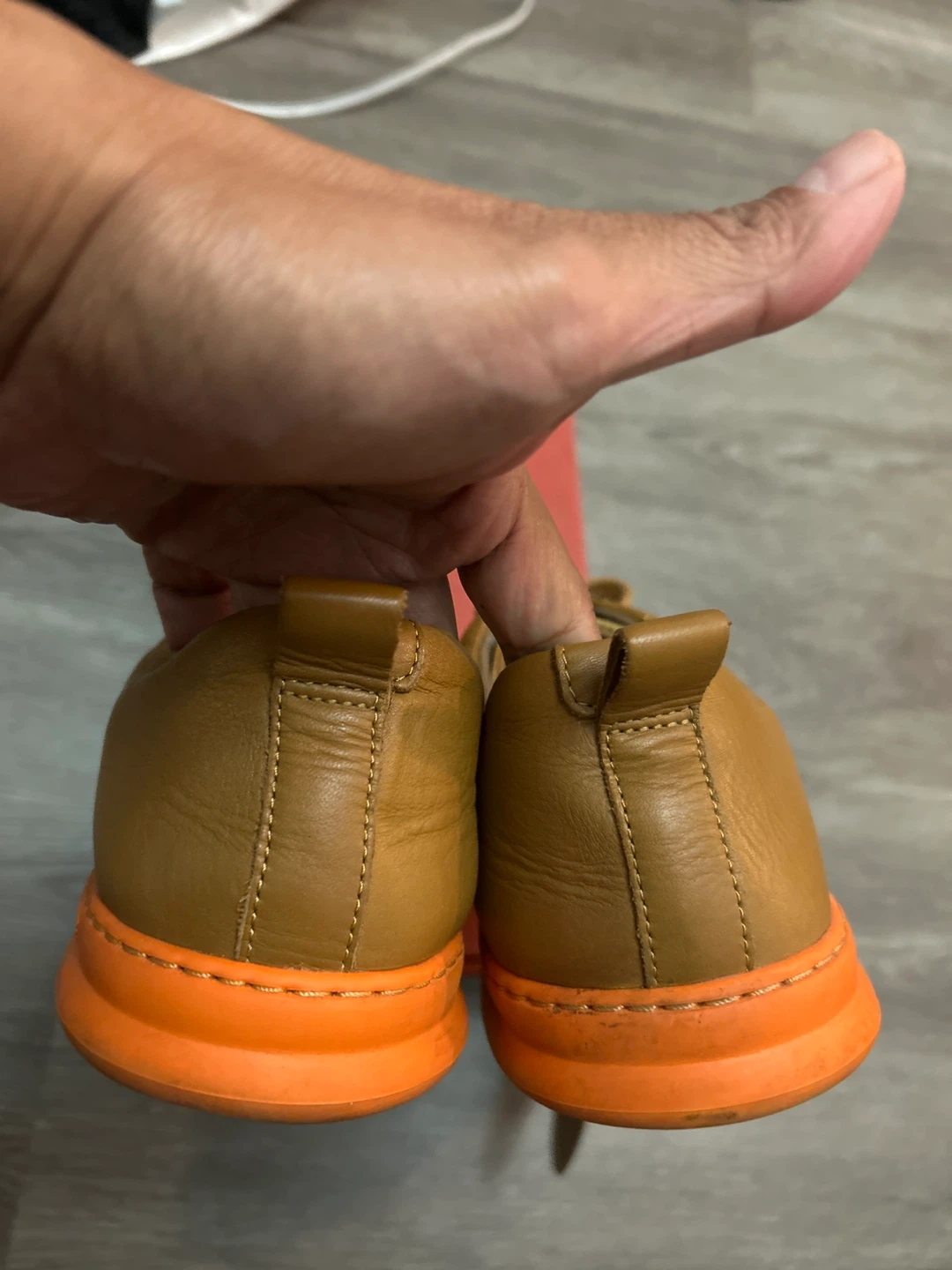Camper Leather Sneakers Brown/Orange - photo 3