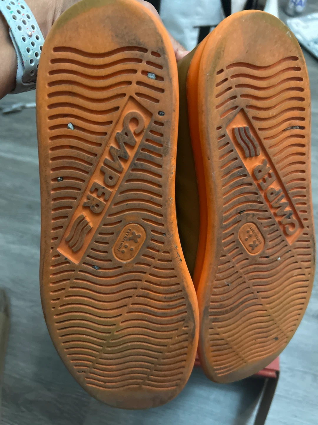 Camper Leather Sneakers Brown/Orange - photo 4