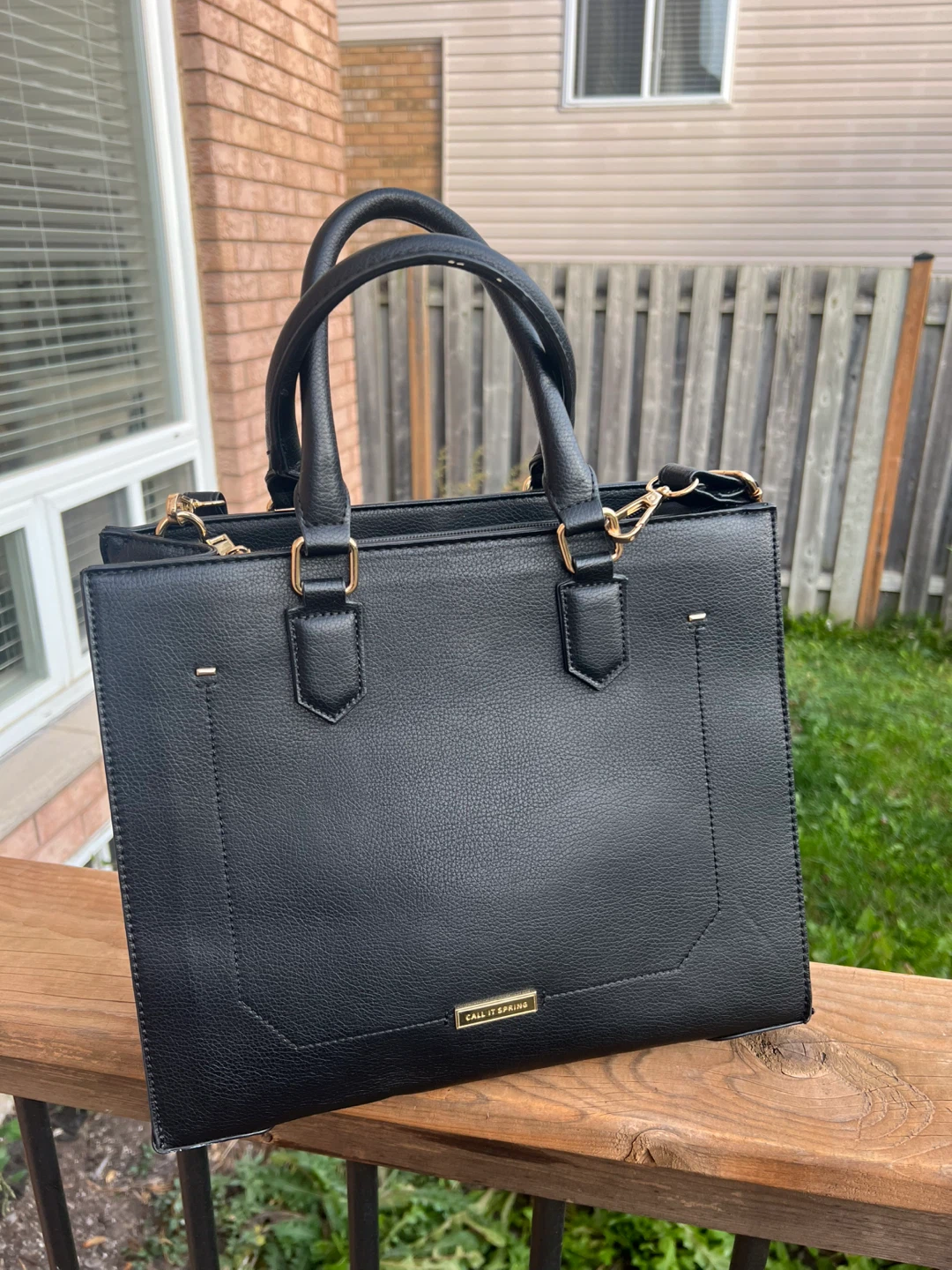 Call It Spring Black Handbag