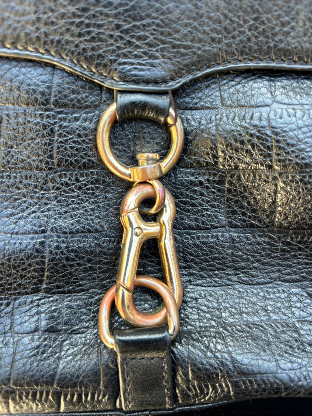 Danier black leather handbag - photo 2