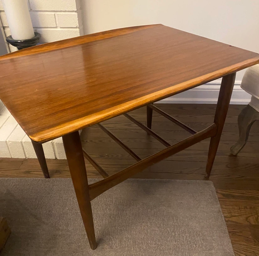 Gorgeous Mid-Century Modern MCMTeak Side Table - photo 2