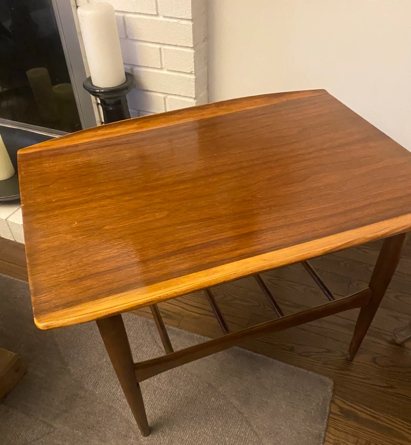 Gorgeous Mid-Century Modern MCMTeak Side Table - photo 3