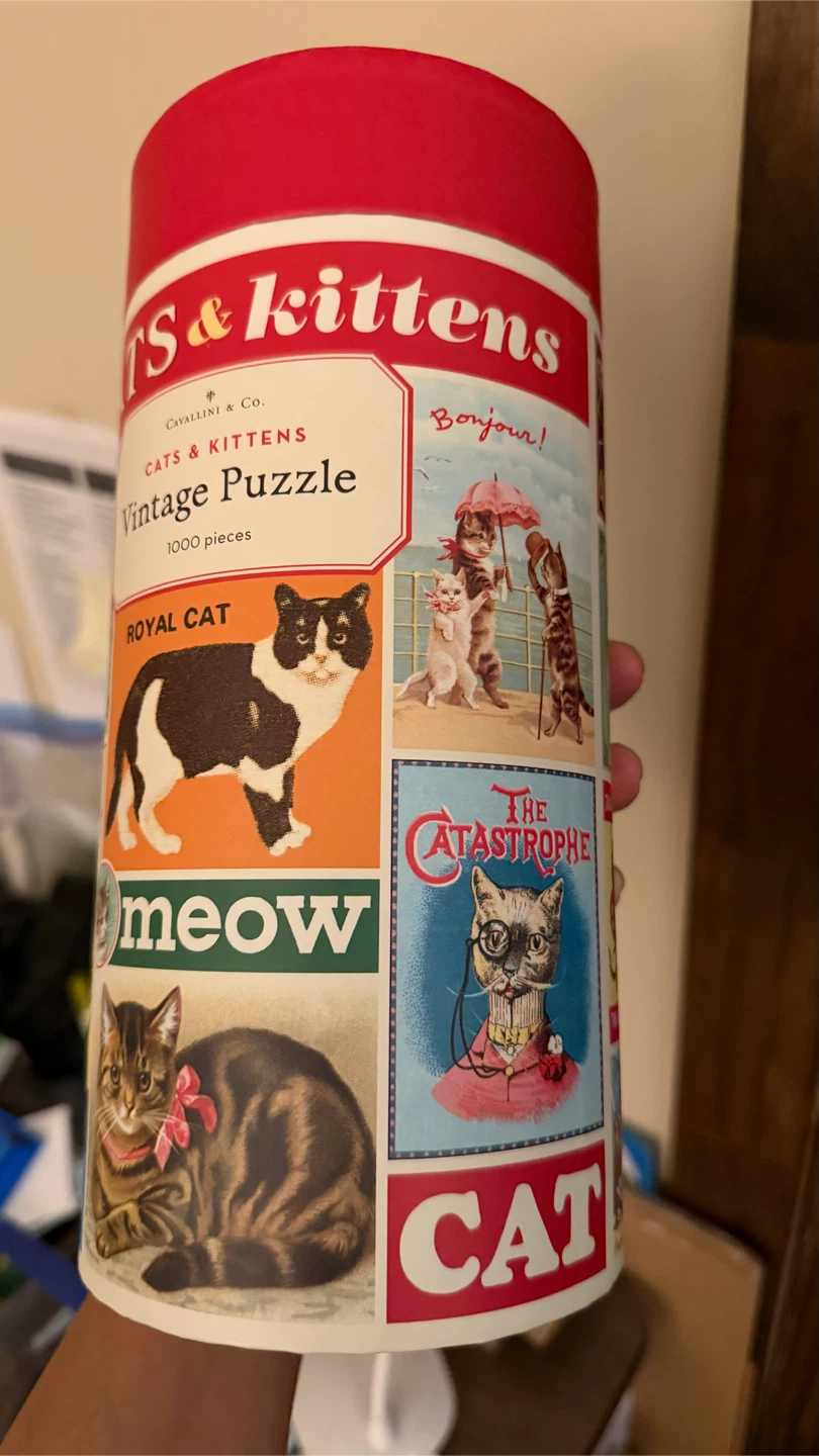Cavallini & Co. Cats & Kittens 1000-Piece Vintage Puzzle - photo 2