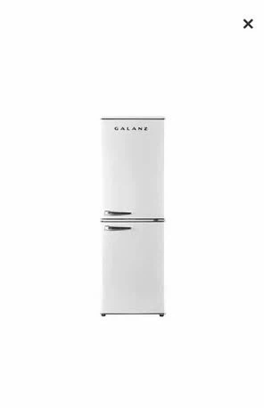 Retro fridge 7.5cu - Large Bottom freezer