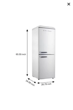 Retro fridge 7.5cu - Large Bottom freezer - photo 2