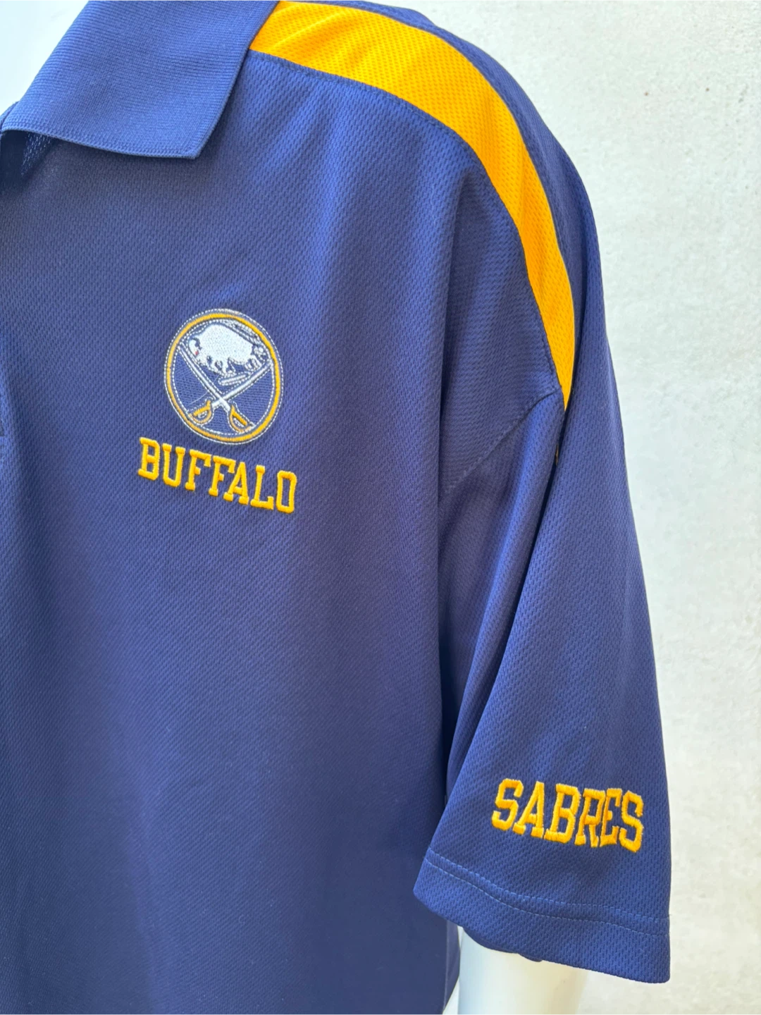 Buffalo Sabres NHL Vintage Polo Shirt Size XL - Knights Apparel - photo 2