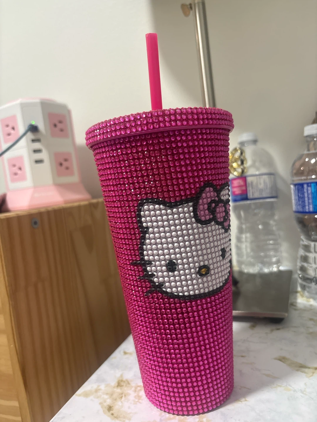 Hello Kitty Rhinestone Tumbler