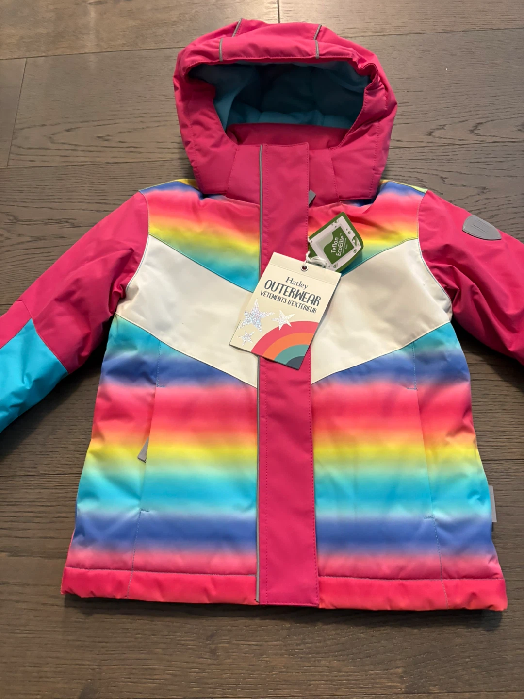 Hatley girls winter jacket 3T NWT ret $184 w tax - photo 3