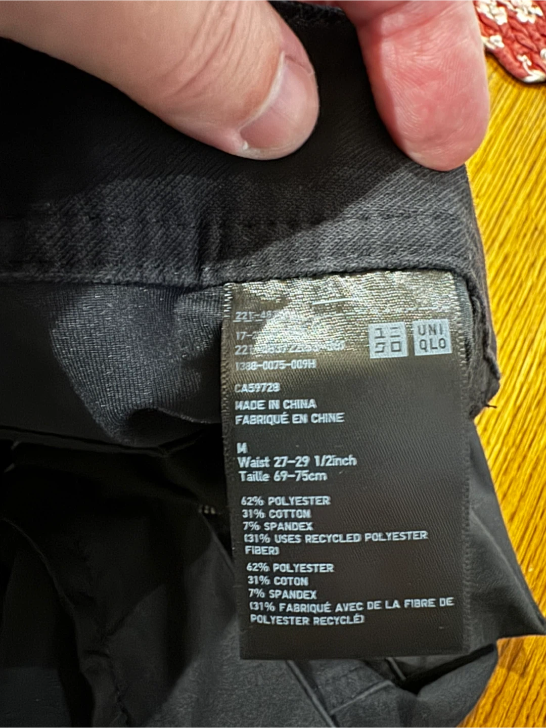 Uniqlo Black Pants - Size M - photo 4