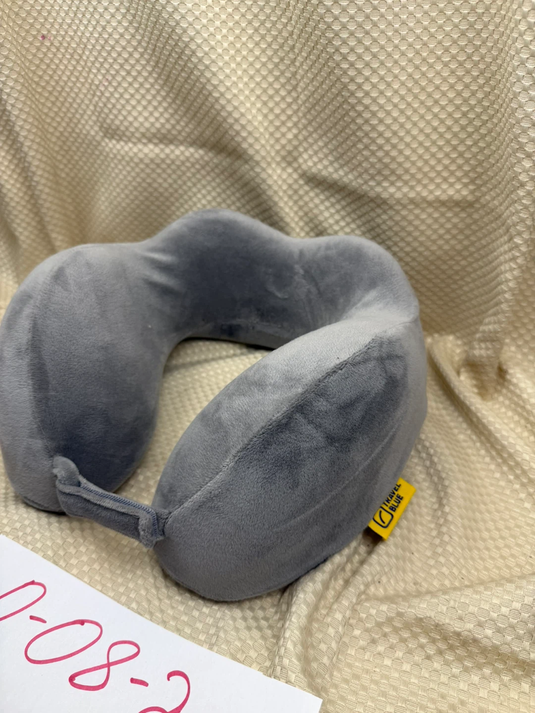 Travel Blue Grey Memory Foam Neck Pillow - photo 2