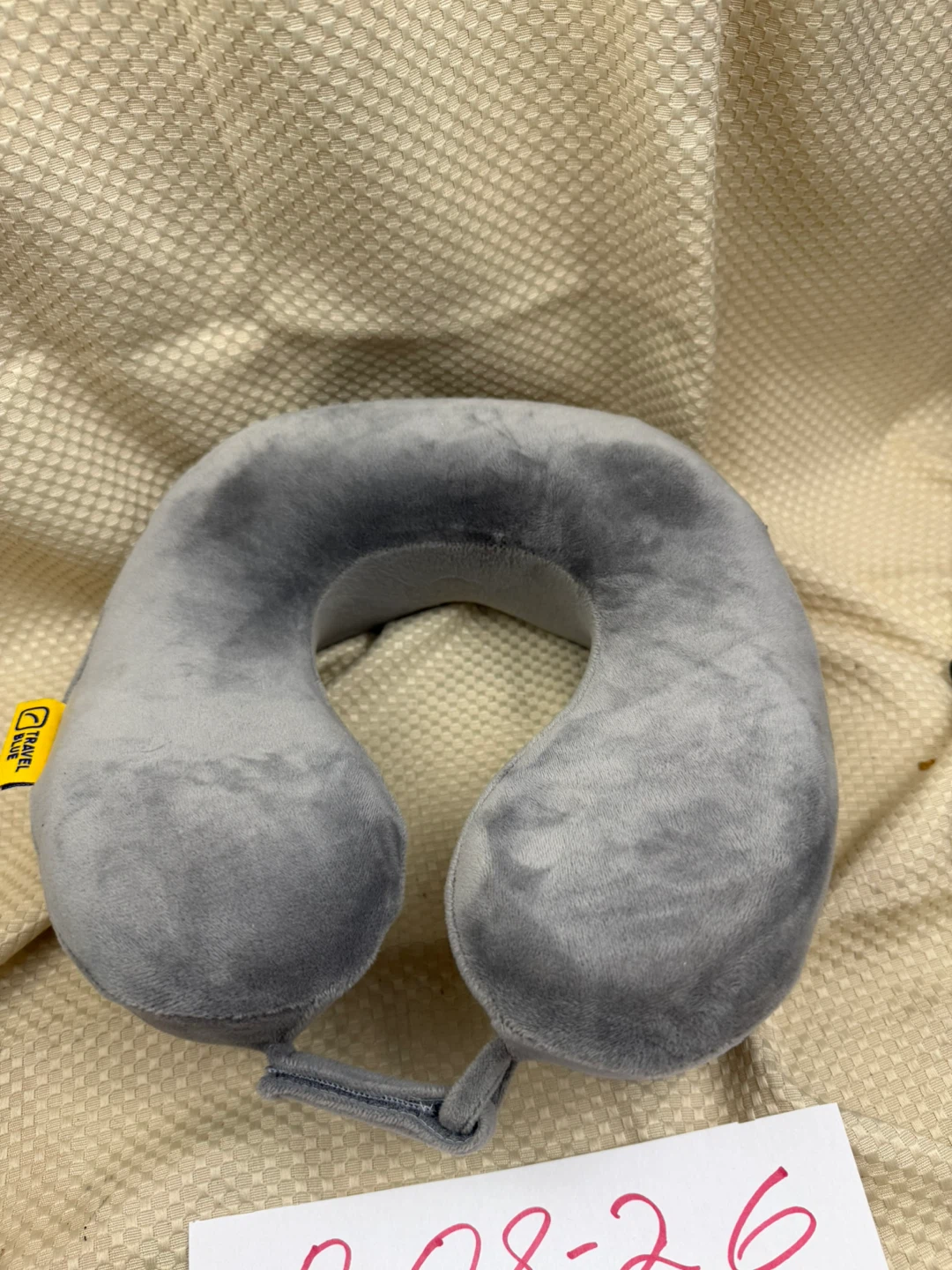 Travel Blue Grey Memory Foam Neck Pillow - photo 3