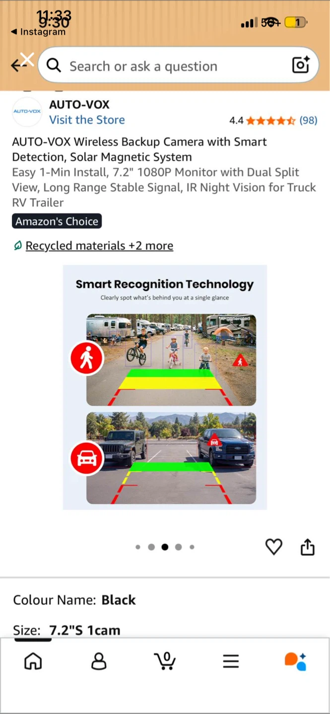 AUTO-VOX Wireless Backup Camera System - photo 3