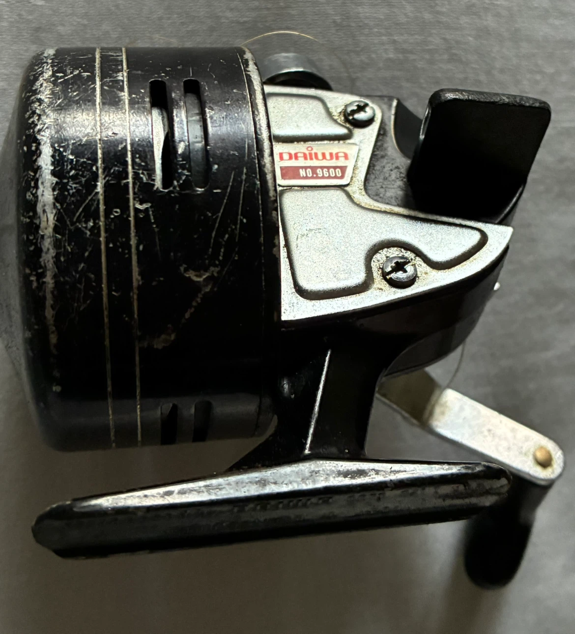 Vintage Daiwa No. 9600 Spincast Fishing Reel rod Retro Tackle