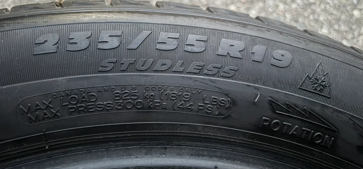 ☃️235/55/19 MICHELIN  WINTER TIRES❄️ - photo 5