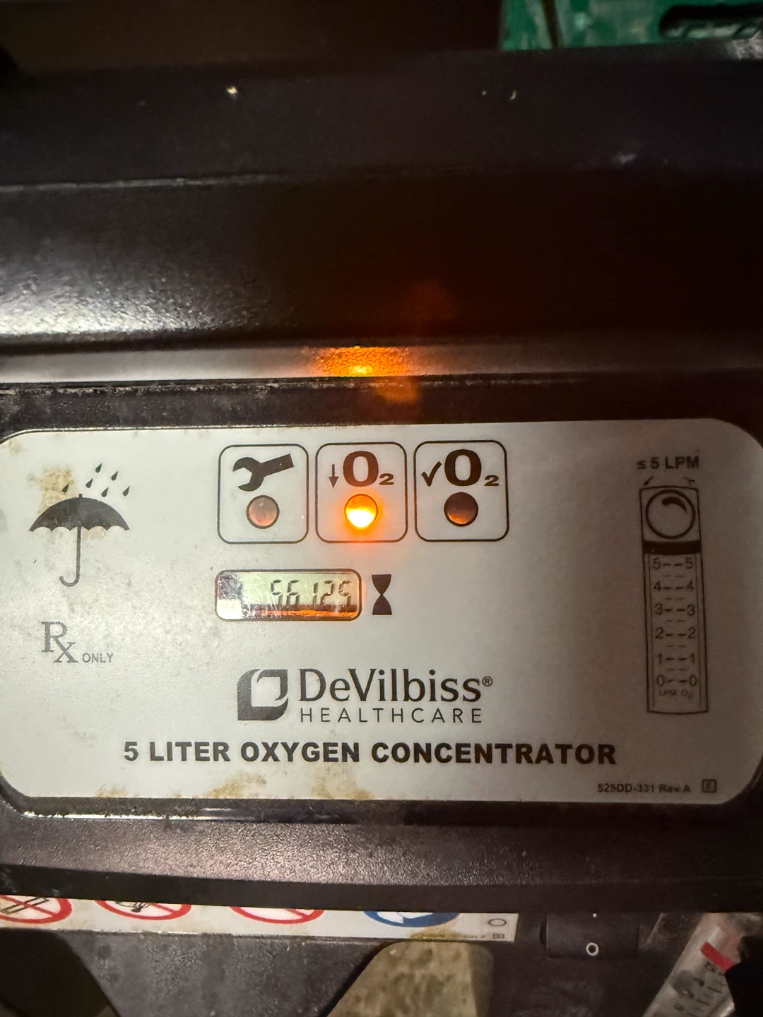 DeVilbiss 5 Liter Oxygen Concentrator - photo 3