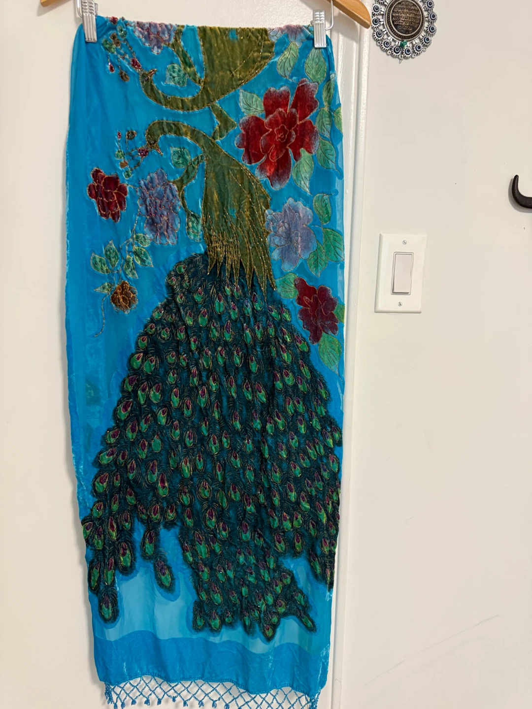 Peacock Pattern Decorative Wall Hanging
