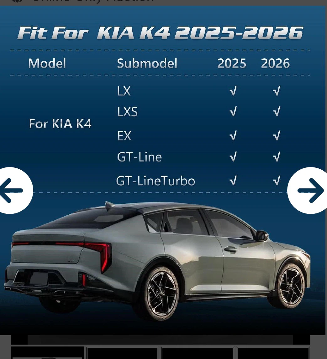 Floor Mats for Kia k4(Sedan) 2025 2026 - photo 3