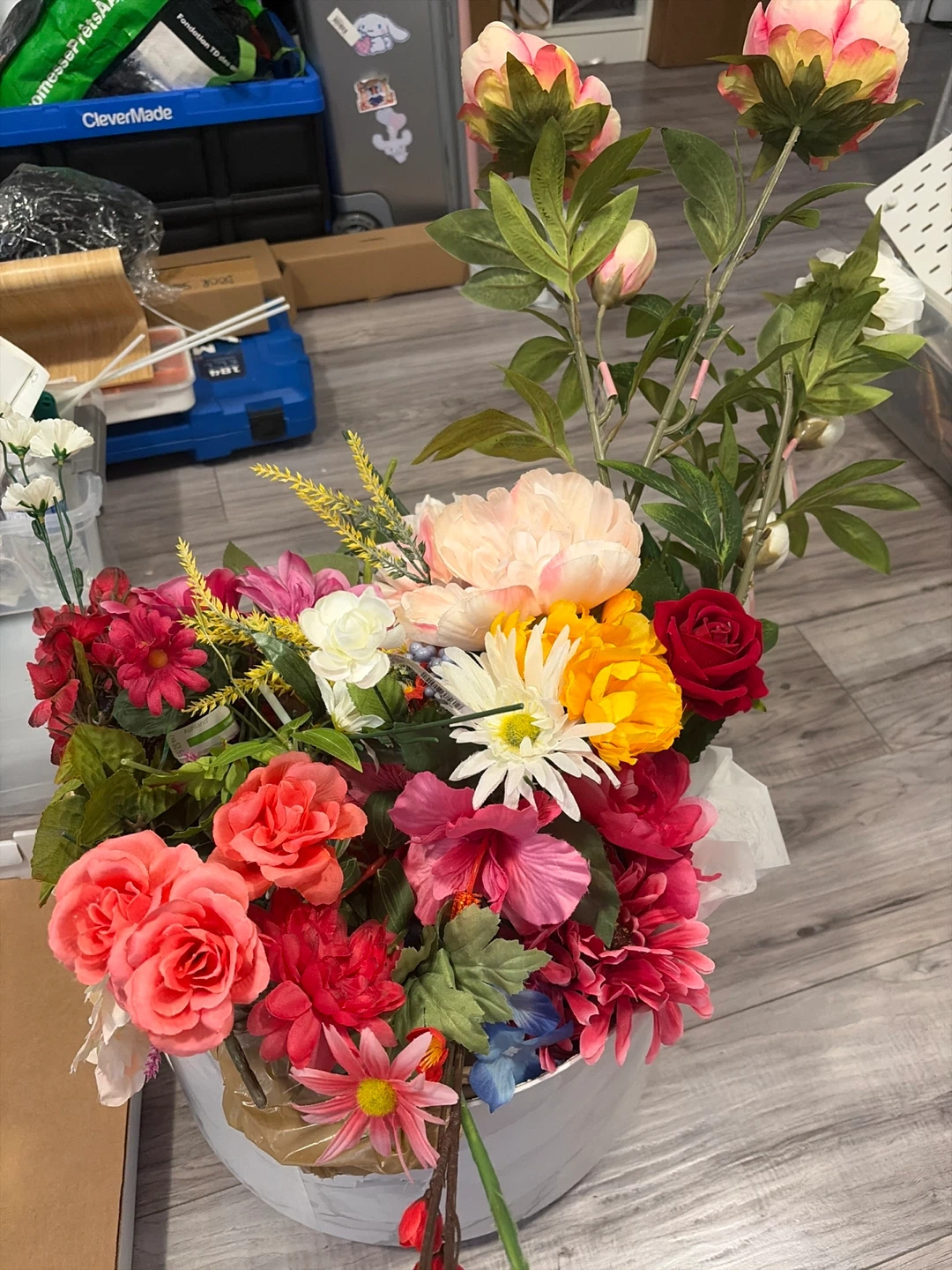Assorted Artificial Flower Bouquet