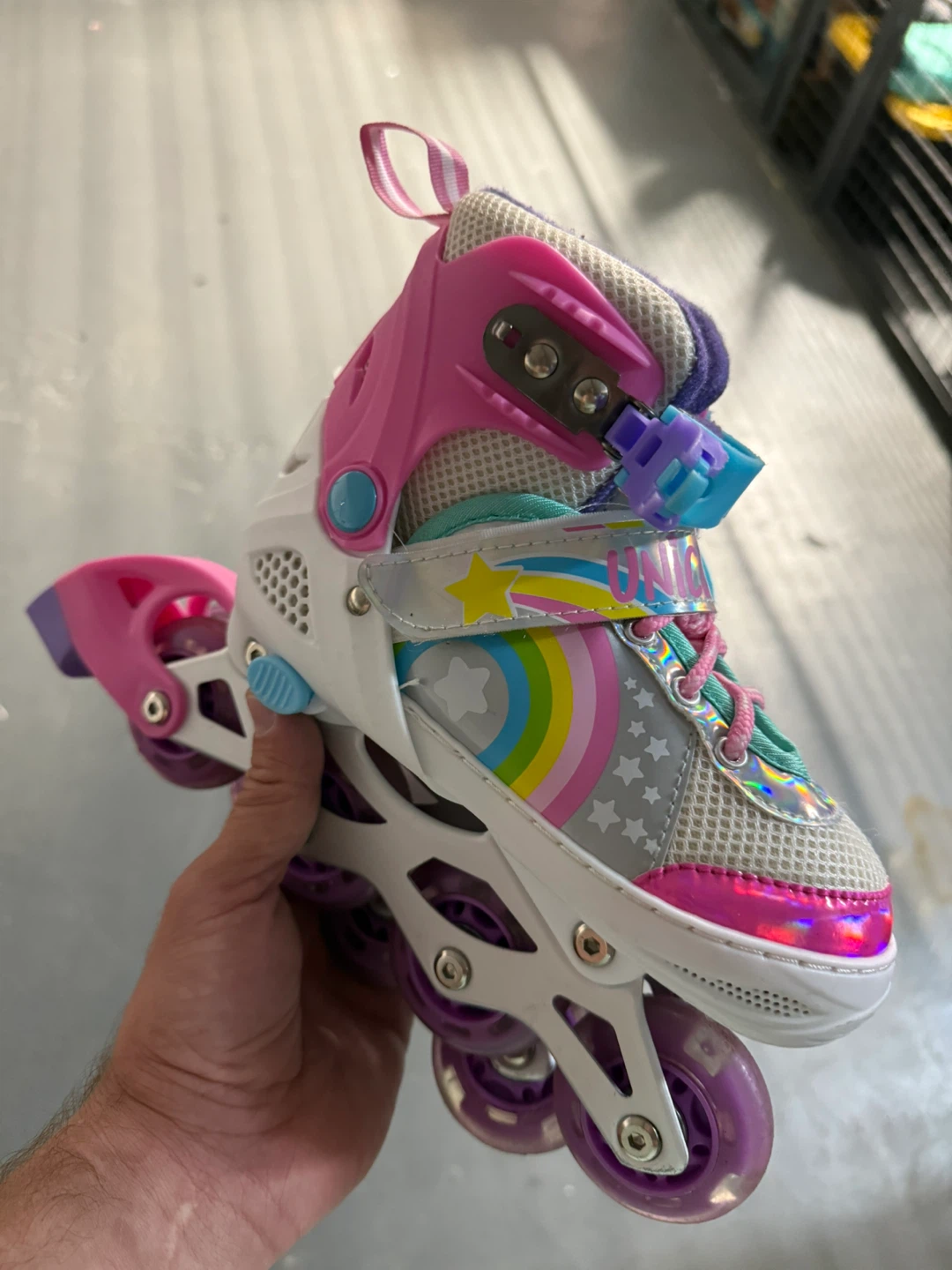 Unicorn Inline Skates for Kids - photo 2