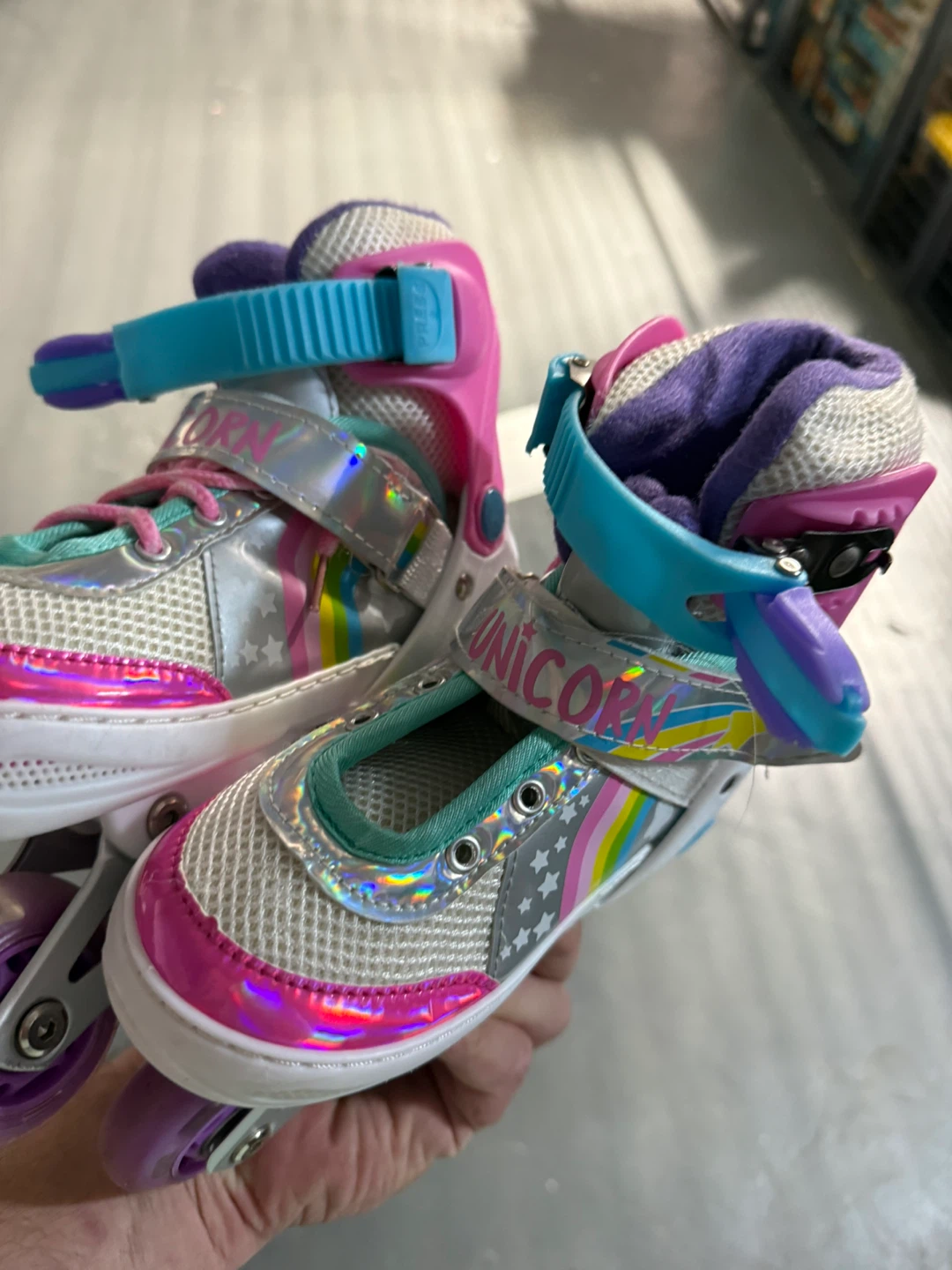 Unicorn Inline Skates for Kids - photo 3