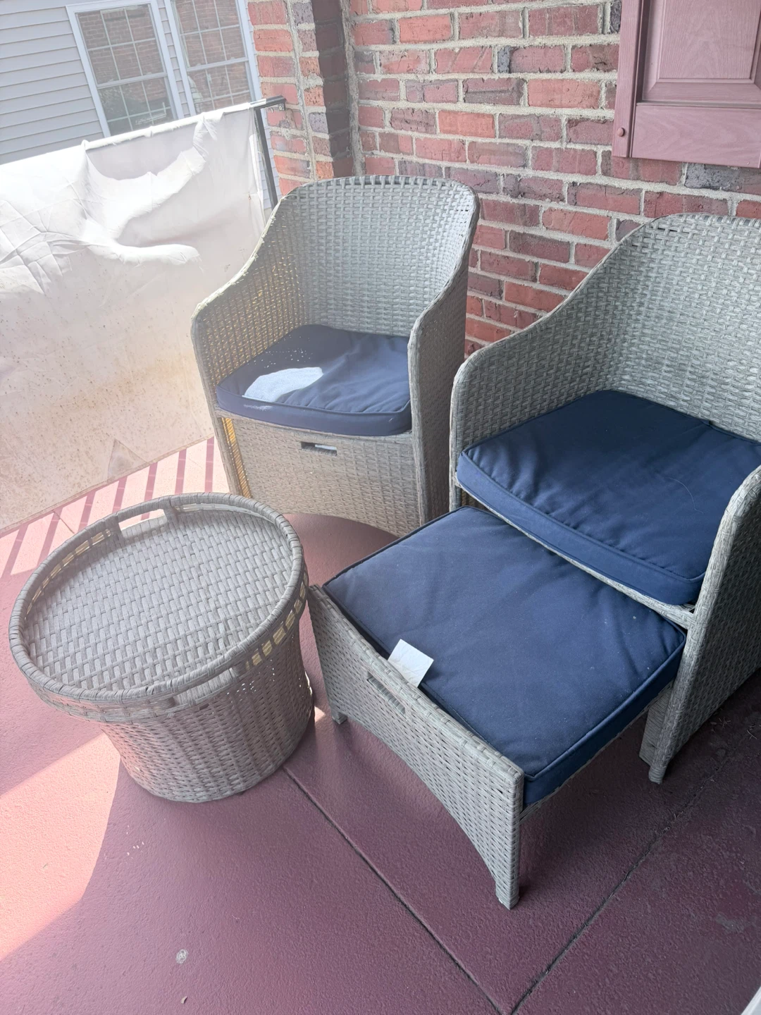 Wicker Patio Bistro Set - photo 2