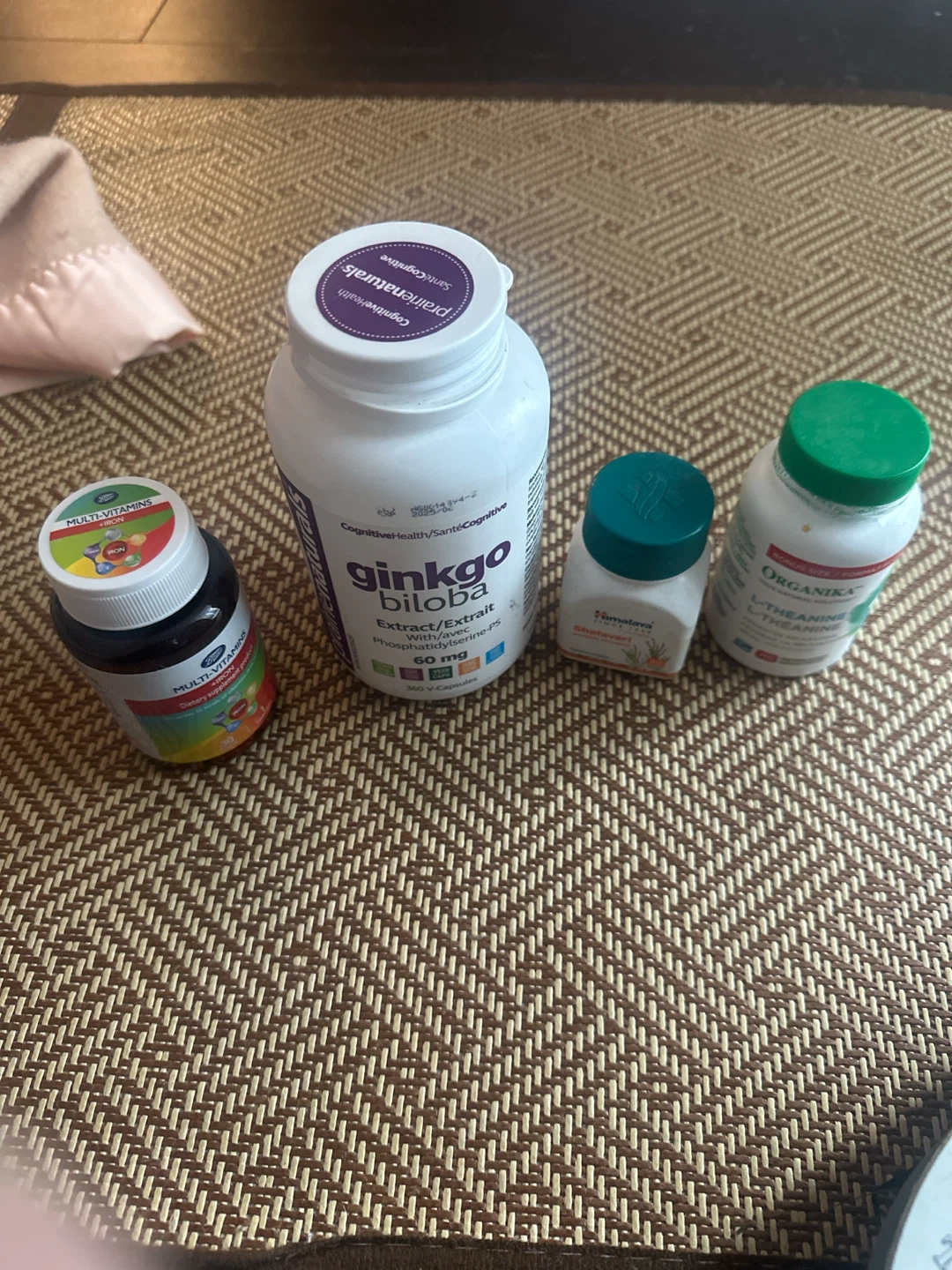 Assorted Supplement Bottles