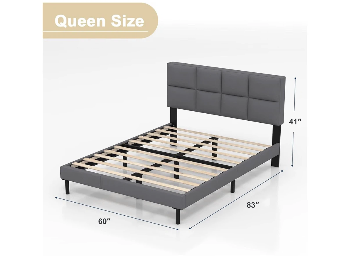Queen Size Bed Frame and Mattress - photo 3