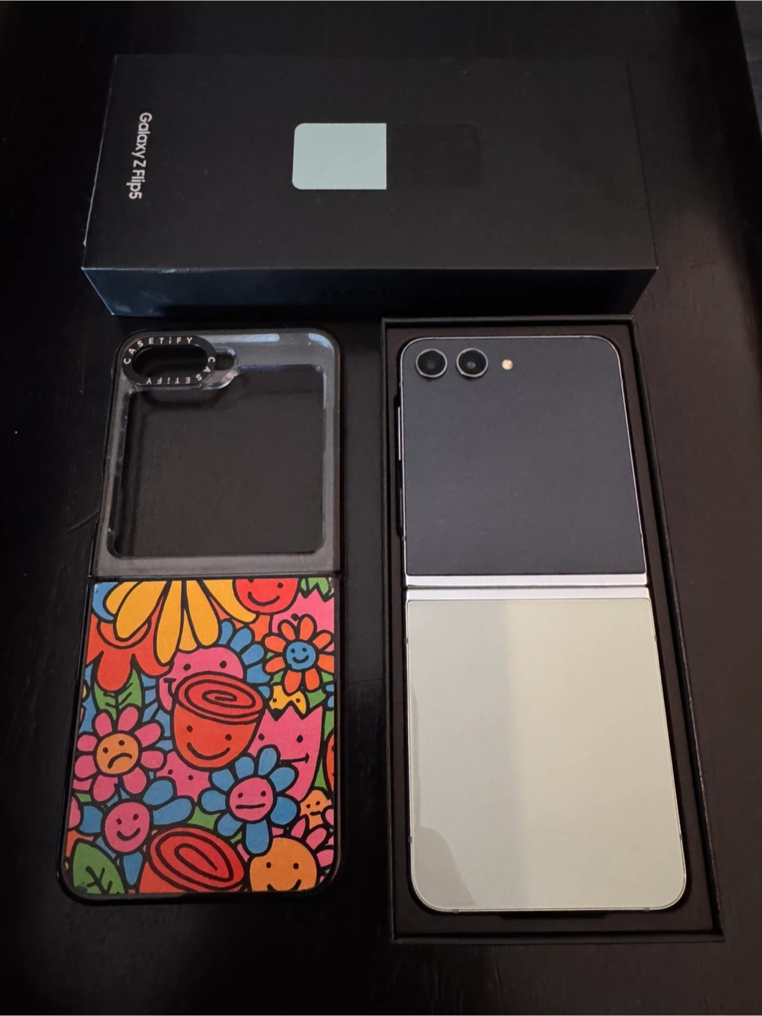 Samsung Galaxy Z Flip5 with Casetify Case