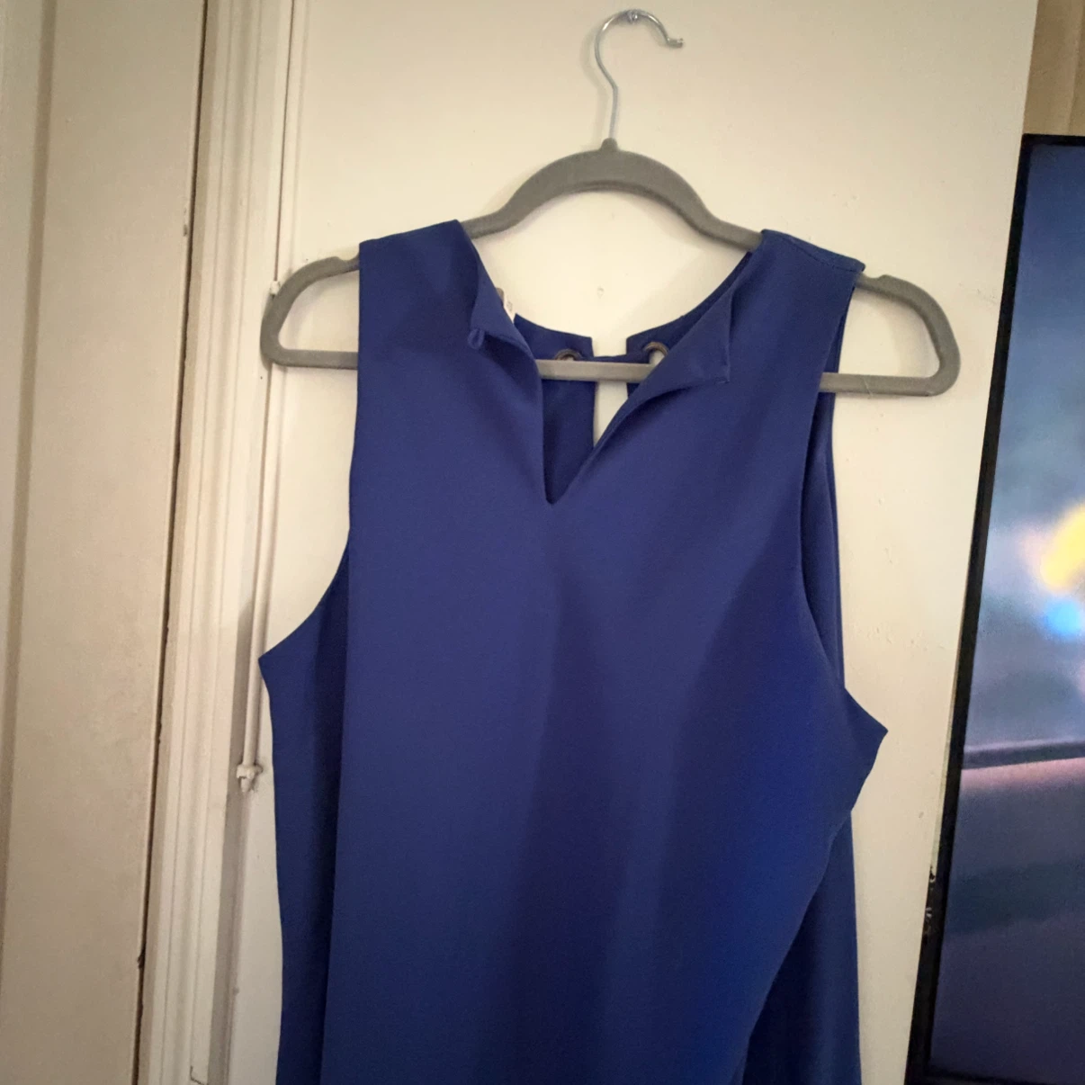 Rachel Roy Blue Sleeveless Dress