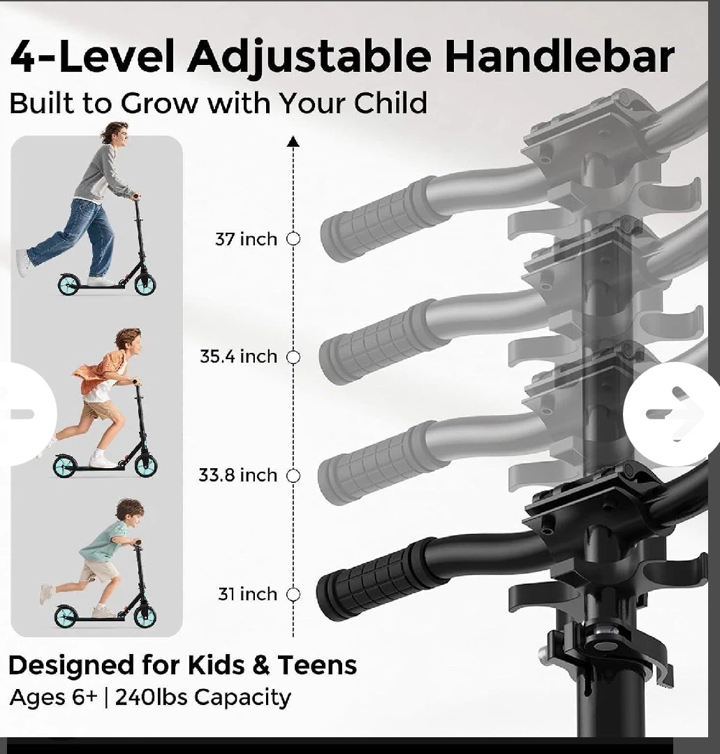 Wayplus Adjustable Kick Scooter for Kids and Teens - photo 5