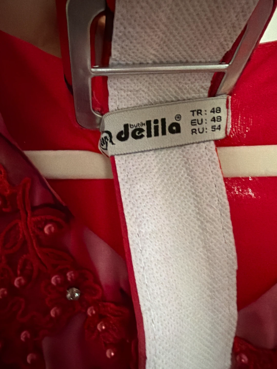 Butik Delila Red Floral Dress - photo 2