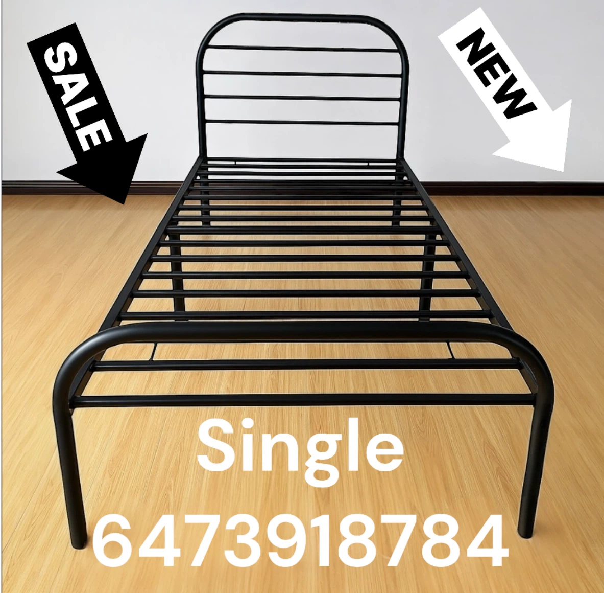 Store Closing : Heavy-Duty Single Bed  No Box Spring Needed