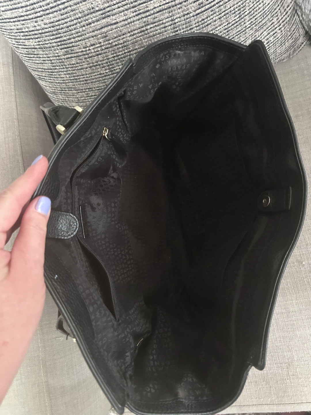 Kate Spade Black Leather Tote Bag - photo 4