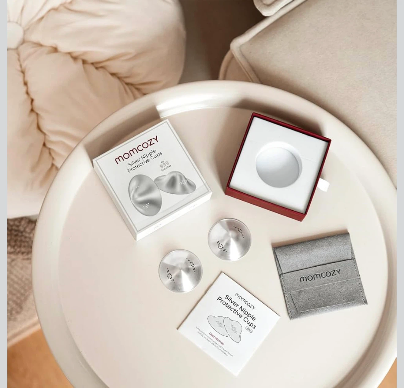 Momcozy Silver Nipple Protective Cups - photo 4