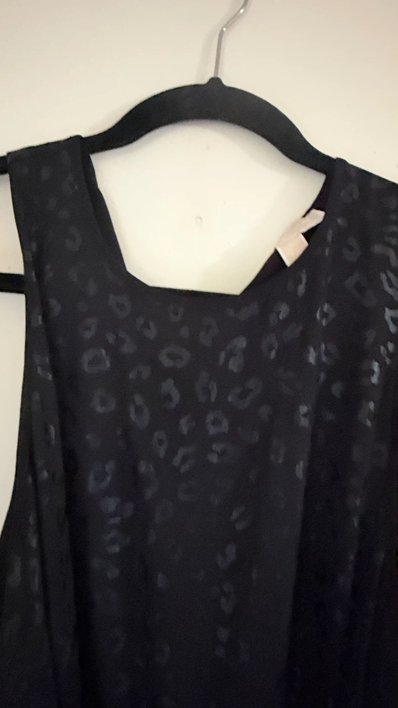 Michael Kors Black Animal Print Dress
