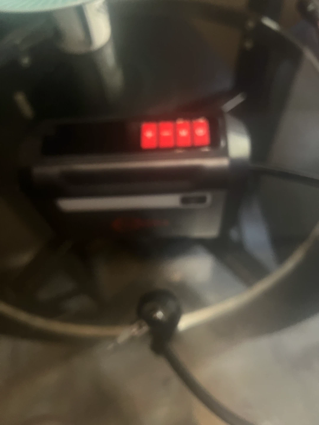 Tire inflator cash only