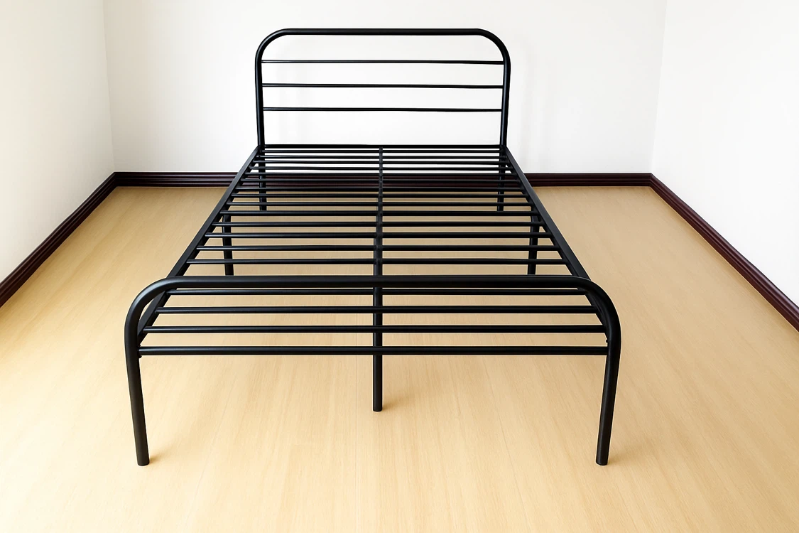 Store Closing: Heavy-Duty double Bed Frame No Box Spring Needed - photo 2